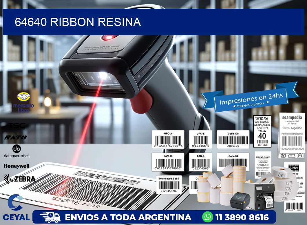 64640 Ribbon resina