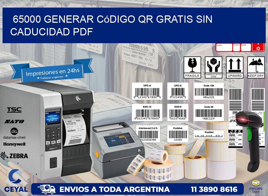 65000 Generar código QR gratis sin caducidad PDF