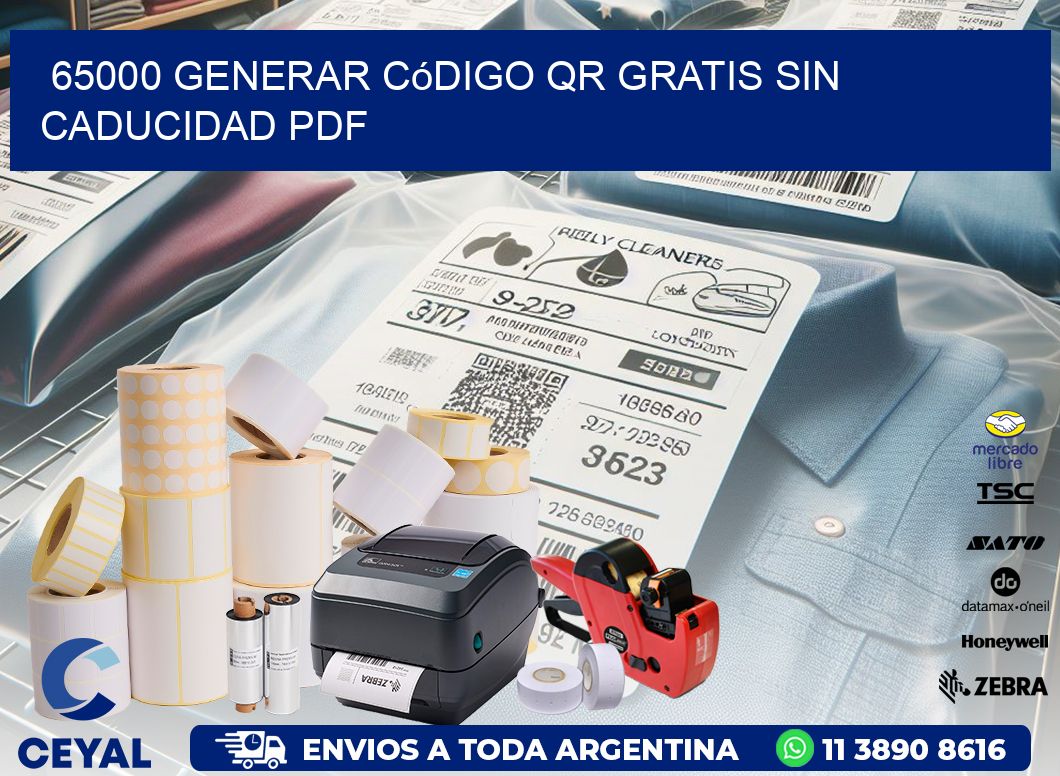 65000 Generar código QR gratis sin caducidad PDF