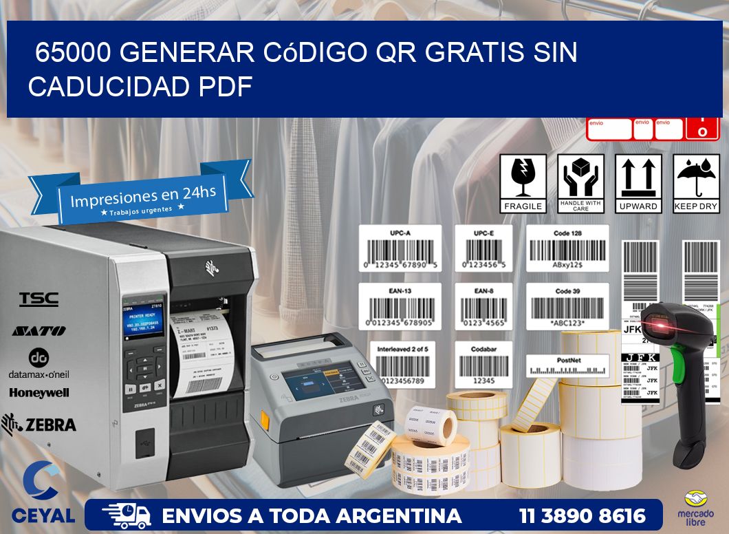 65000 Generar código QR gratis sin caducidad PDF
