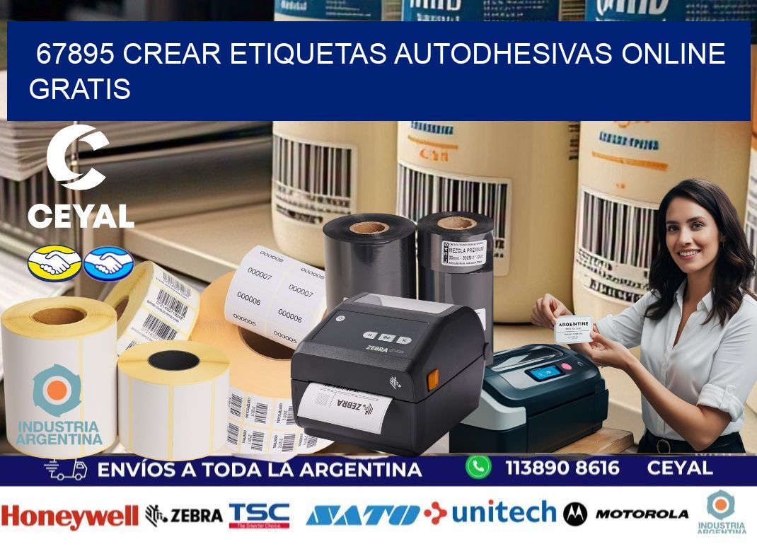 67895 Crear etiquetas autodhesivas online gratis