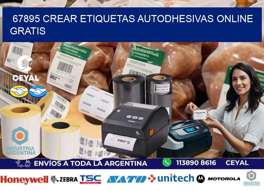 67895 Crear etiquetas autodhesivas online gratis