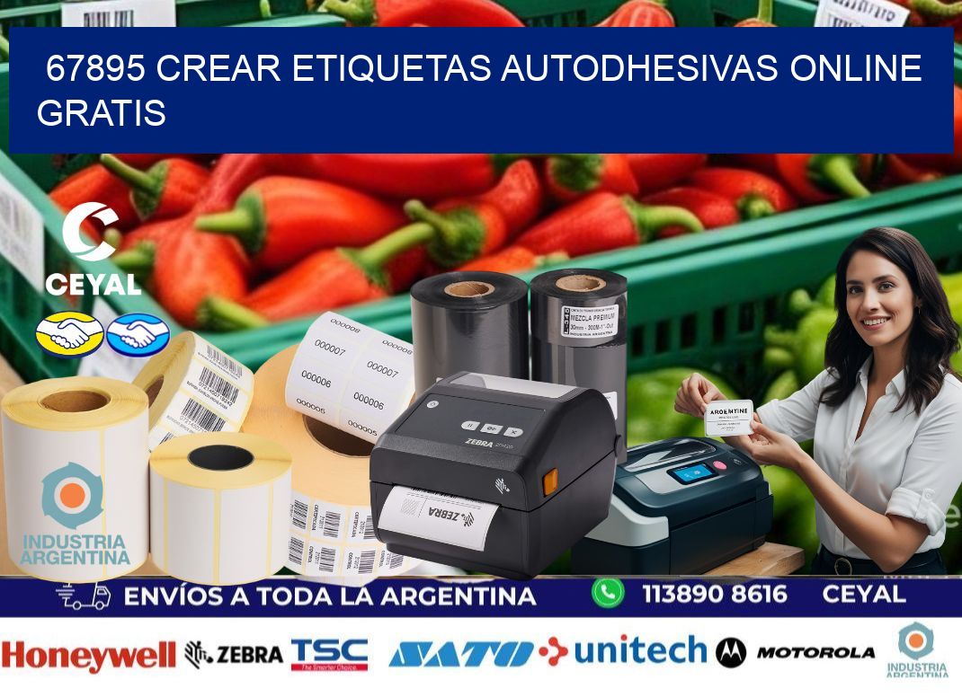 67895 Crear etiquetas autodhesivas online gratis
