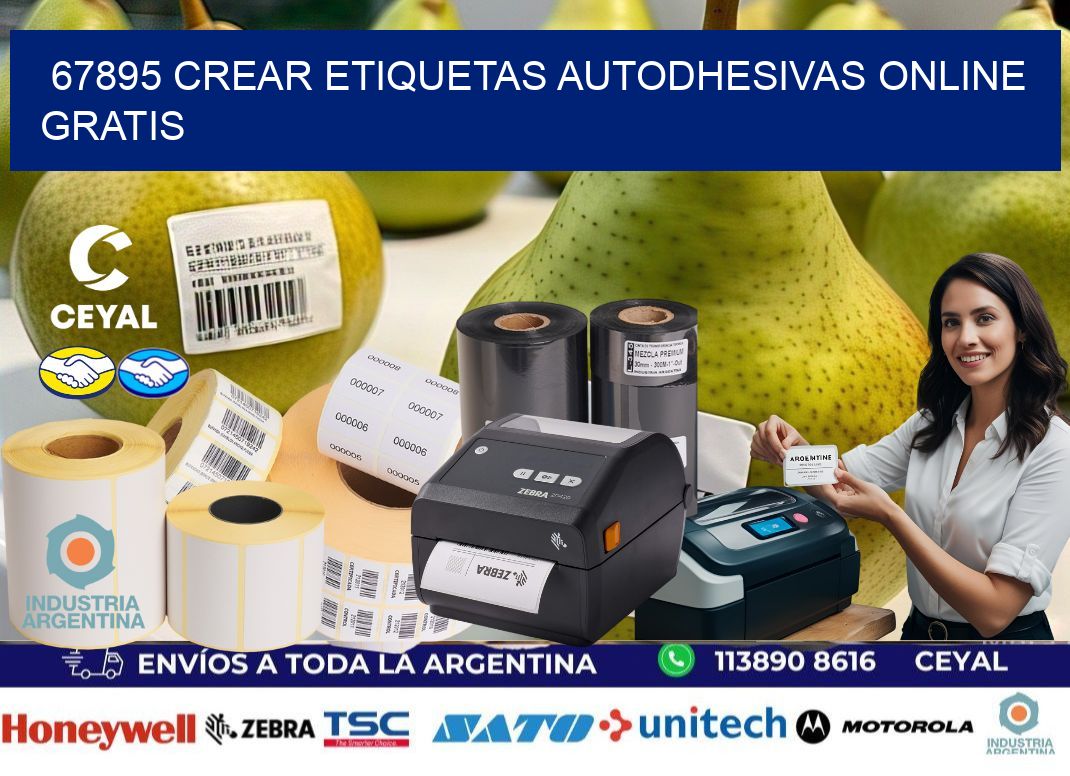 67895 Crear etiquetas autodhesivas online gratis