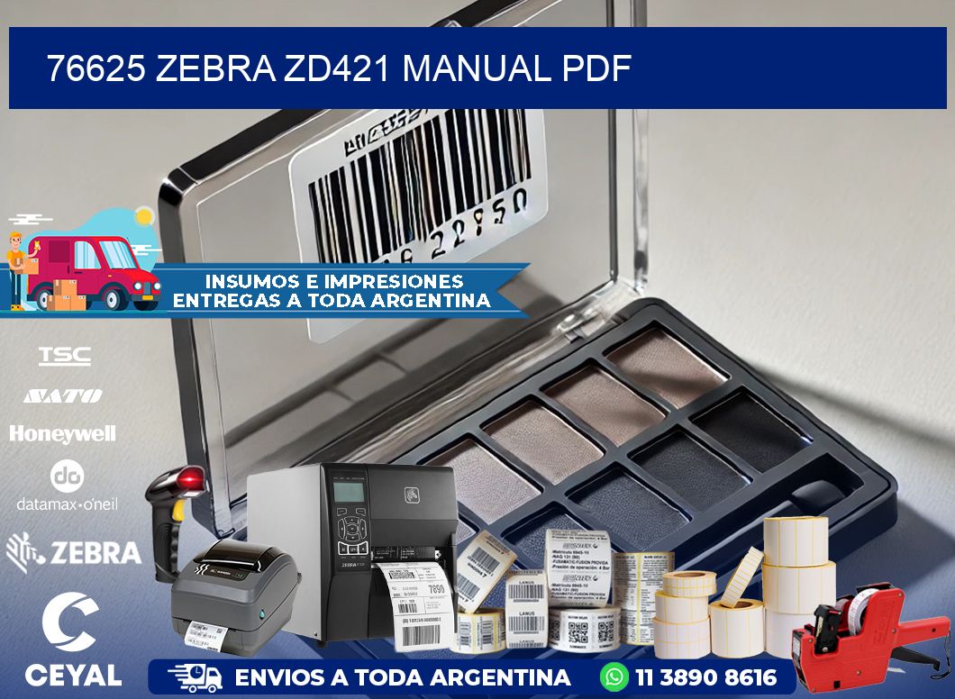 76625 Zebra ZD421 manual PDF