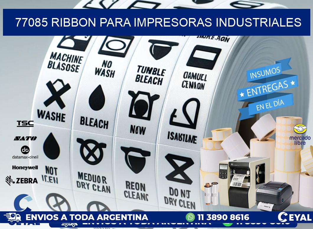 77085 Ribbon para impresoras industriales