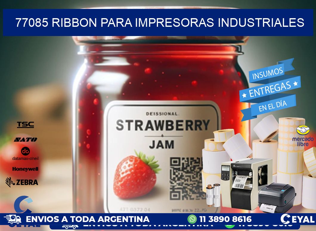 77085 Ribbon para impresoras industriales
