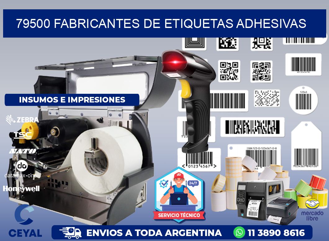79500 Fabricantes de etiquetas adhesivas