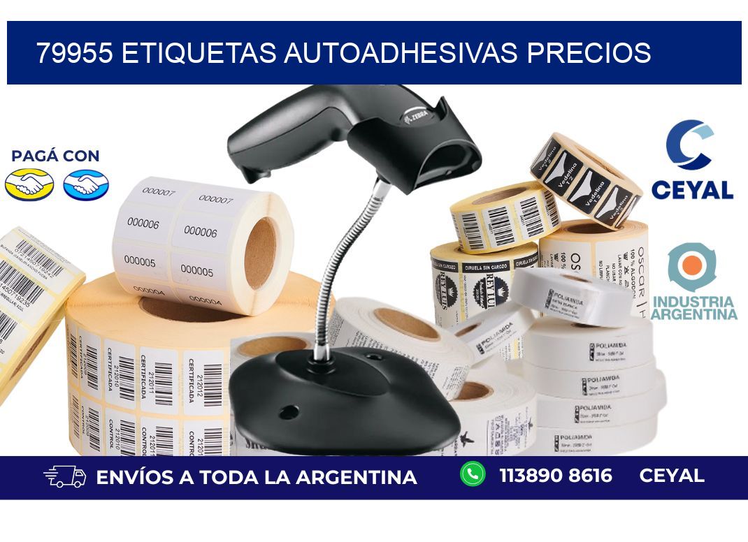 79955 Etiquetas autoadhesivas precios
