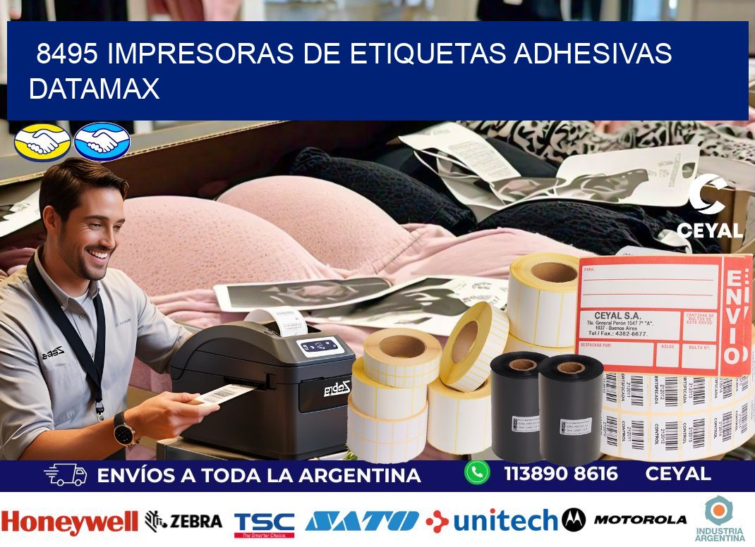 8495 impresoras de etiquetas adhesivas datamax