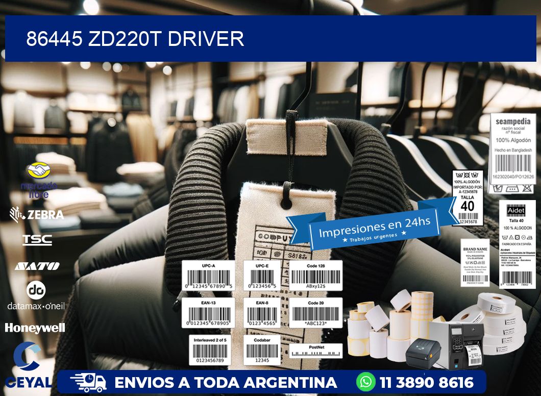 86445 ZD220t driver
