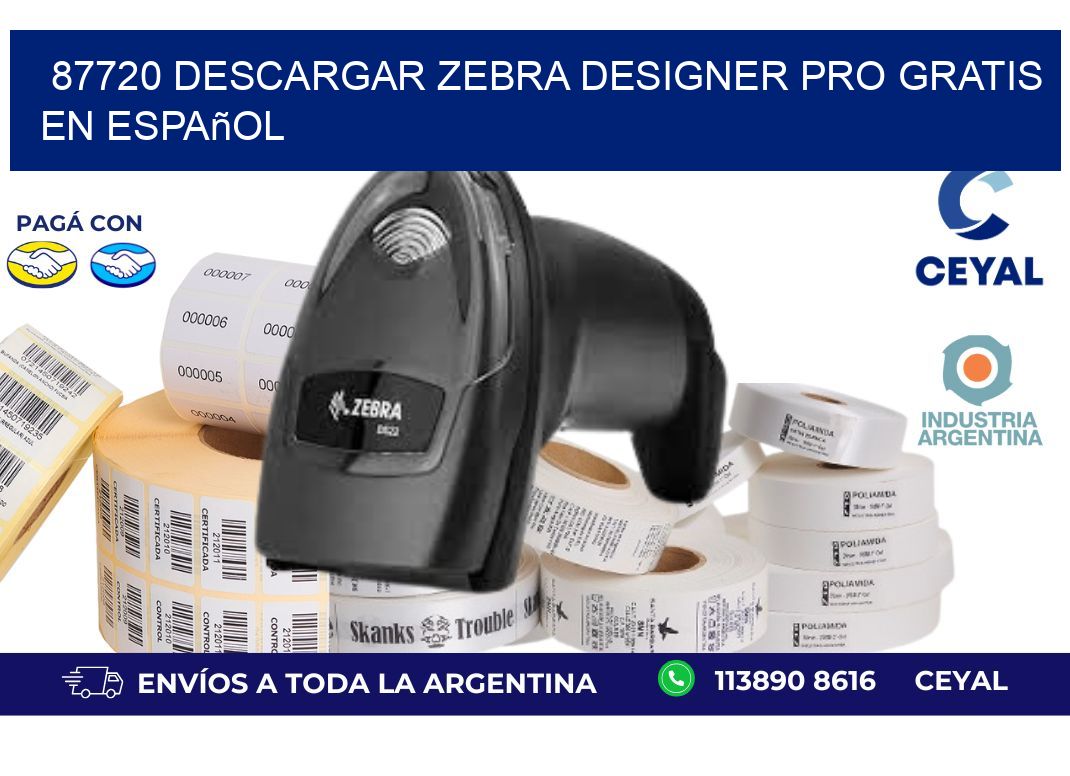 87720 Descargar Zebra Designer Pro gratis en Español