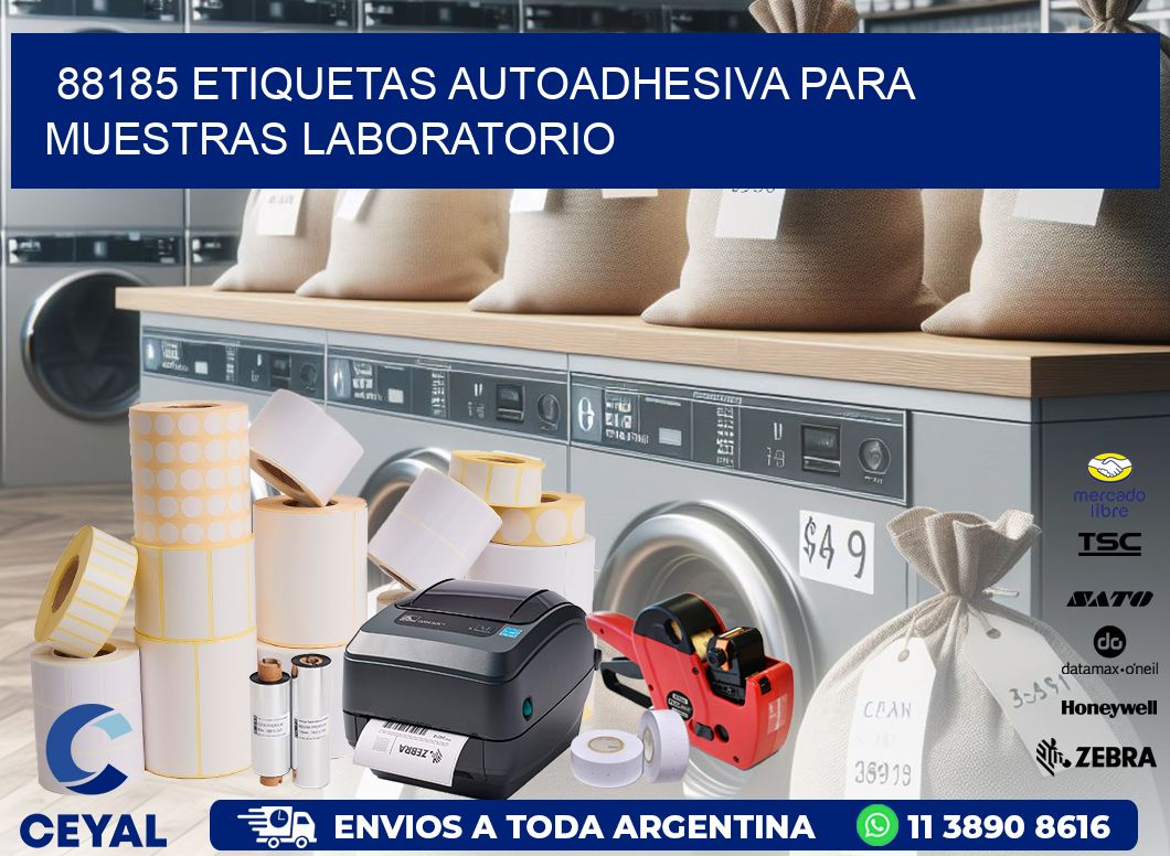 88185 etiquetas autoadhesiva para muestras laboratorio
