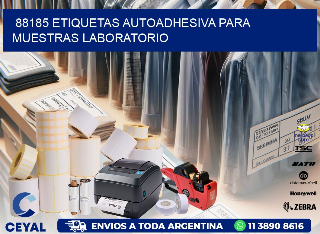 88185 etiquetas autoadhesiva para muestras laboratorio