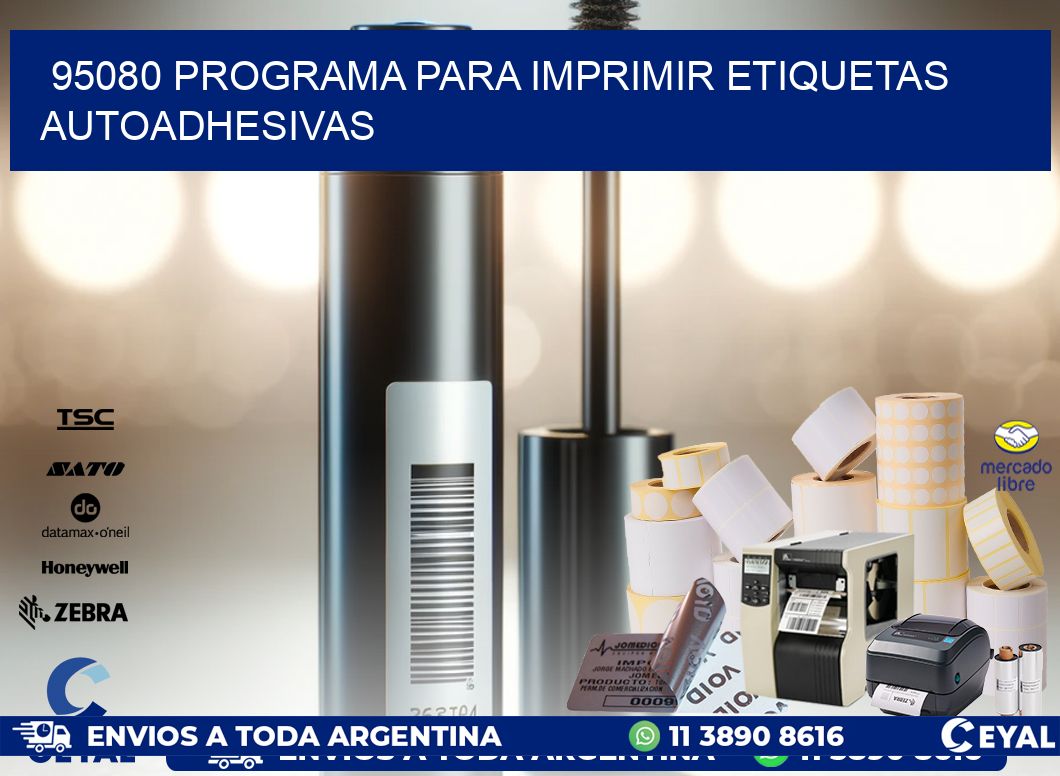 95080 Programa para imprimir etiquetas autoadhesivas