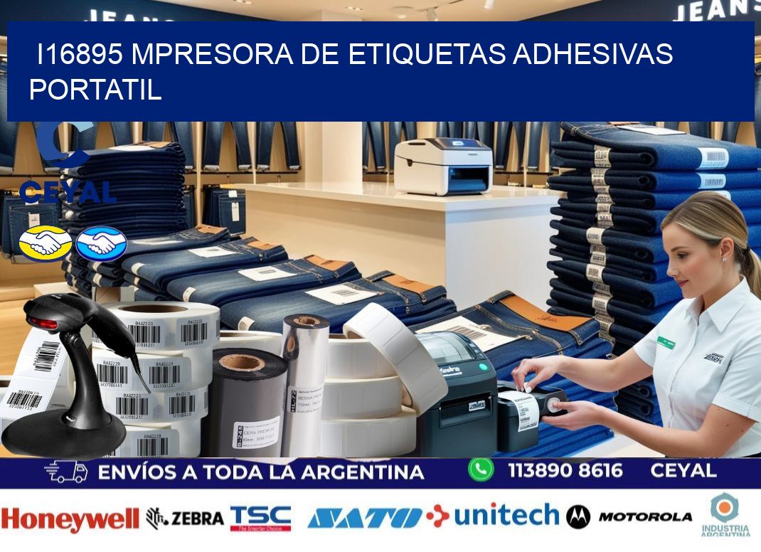 i16895 mpresora de etiquetas adhesivas portatil