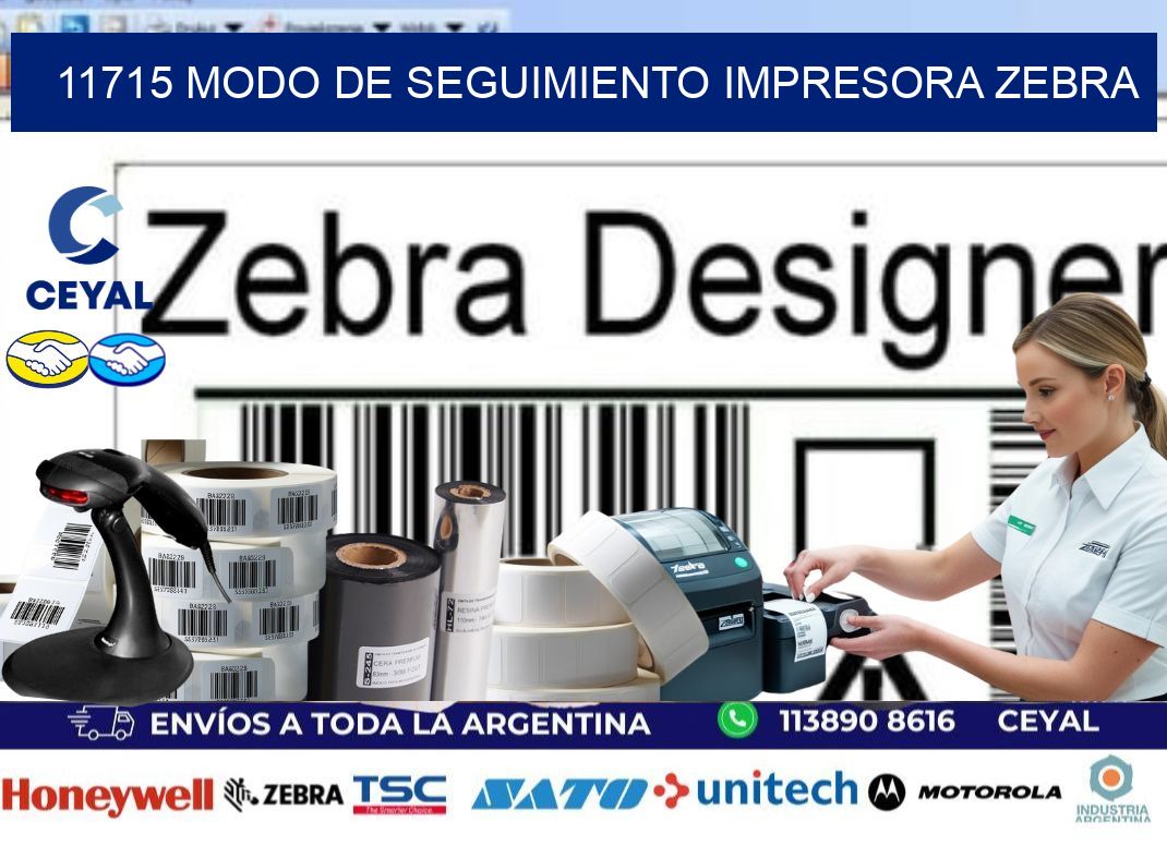 11715 Modo de seguimiento impresora Zebra