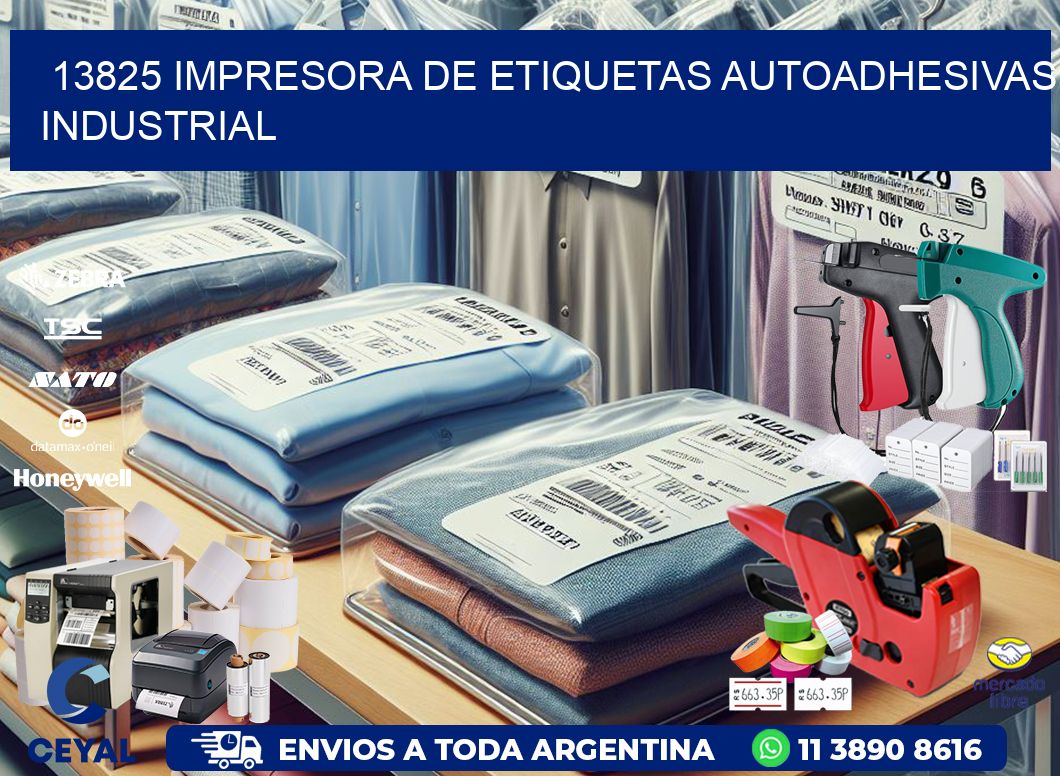 13825 Impresora de etiquetas autoadhesivas industrial