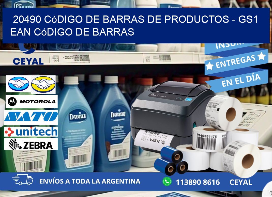20490 Código de Barras de productos – GS1 ean Código de Barras