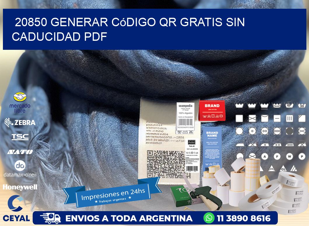 20850 Generar código QR gratis sin caducidad PDF