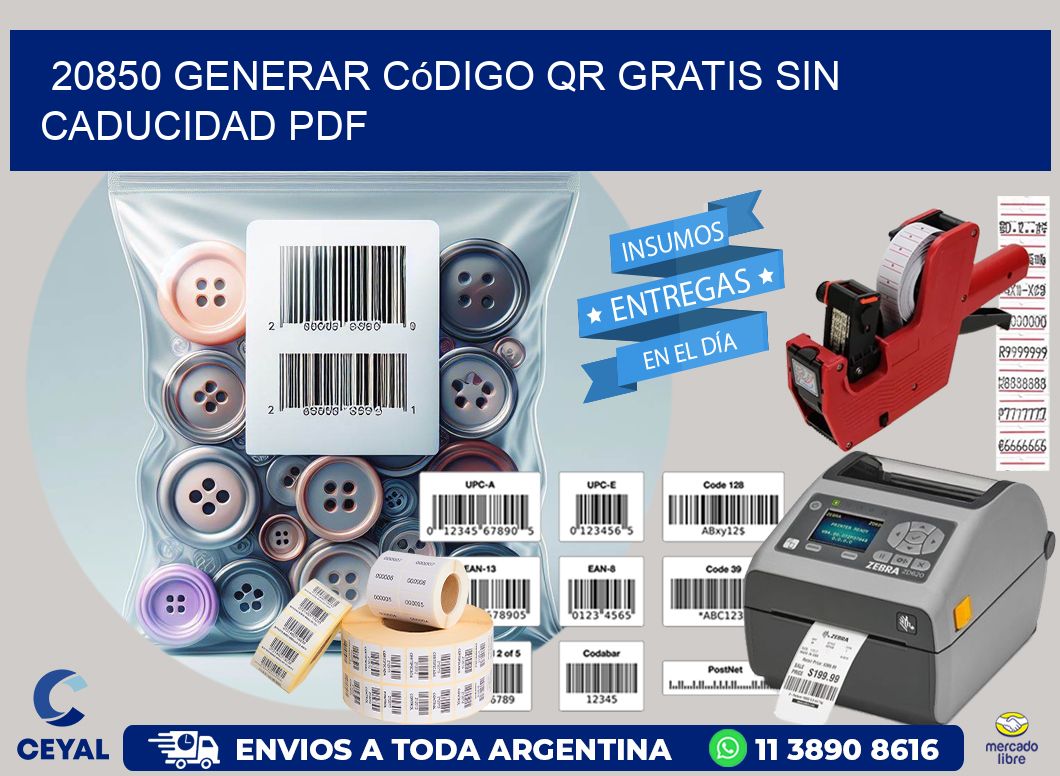 20850 Generar código QR gratis sin caducidad PDF