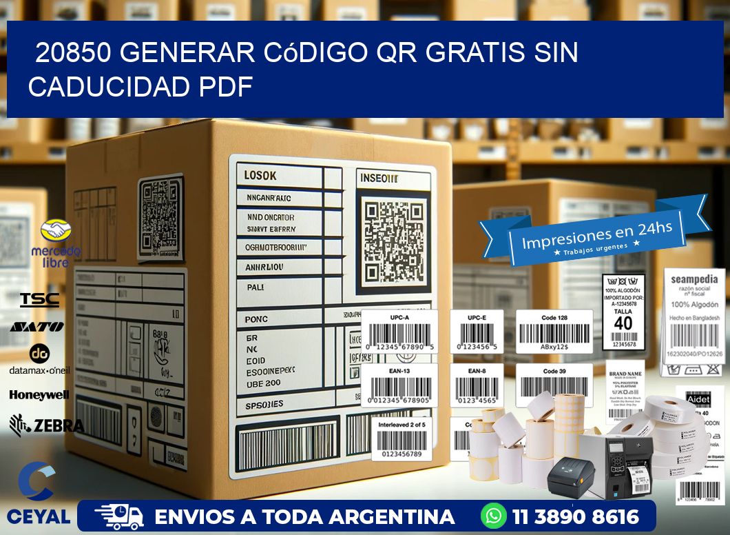 20850 Generar código QR gratis sin caducidad PDF