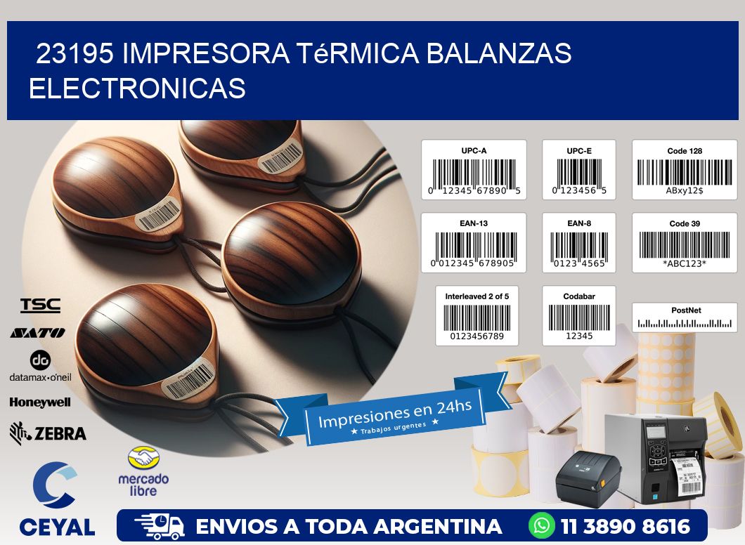23195 impresora térmica balanzas electronicas