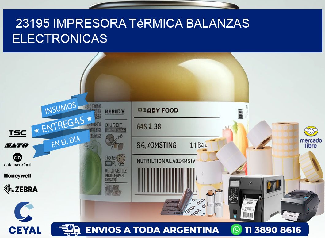23195 impresora térmica balanzas electronicas