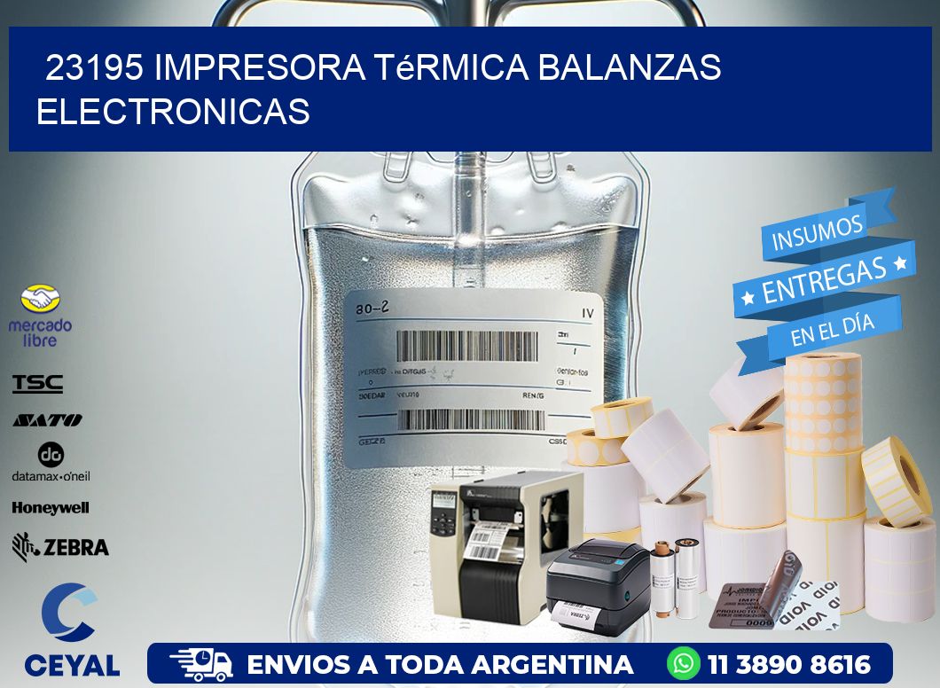 23195 impresora térmica balanzas electronicas