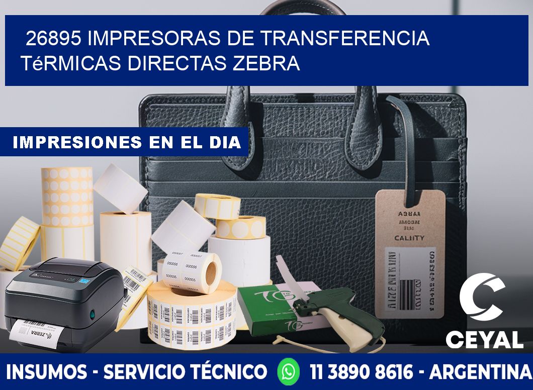 26895 impresoras de Transferencia  térmicas directas zebra