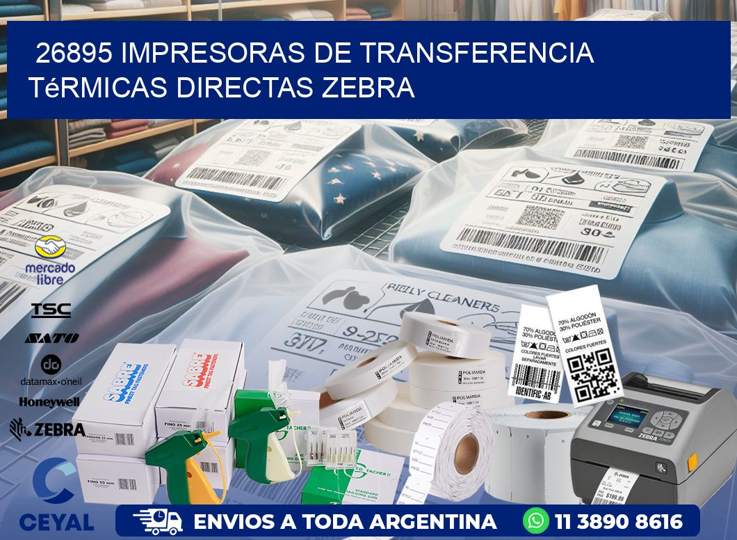 26895 impresoras de Transferencia  térmicas directas zebra