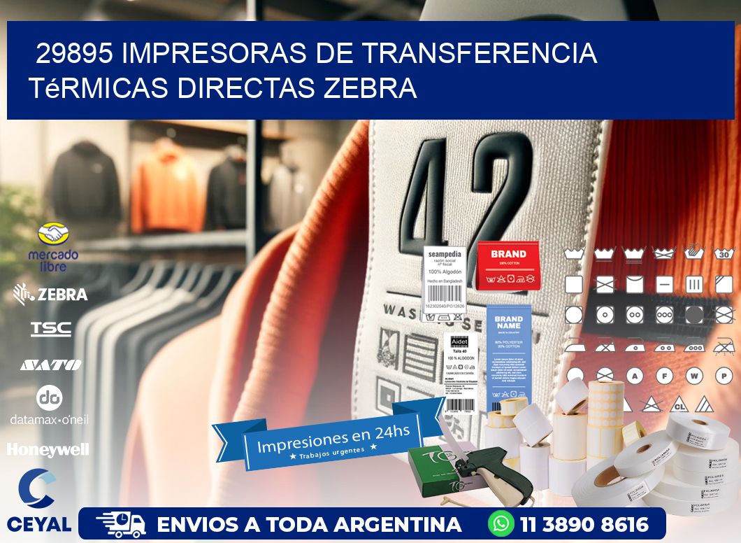 29895 impresoras de Transferencia  térmicas directas zebra