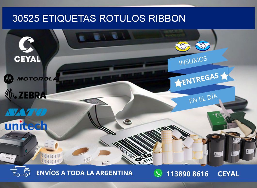 30525 Etiquetas rotulos ribbon