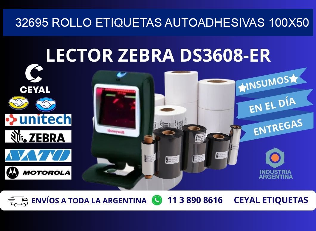 32695 Rollo Etiquetas autoadhesivas 100x50