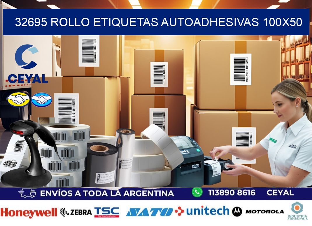 32695 Rollo Etiquetas autoadhesivas 100x50