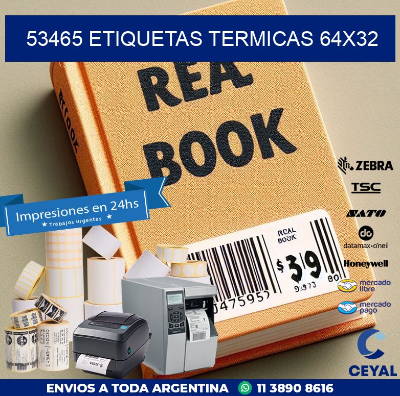 53465 etiquetas termicas 64x32