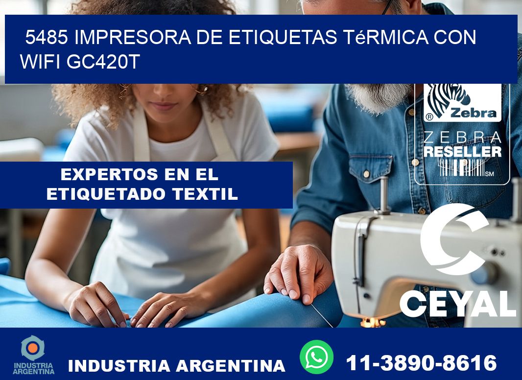 5485 impresora de etiquetas térmica con wifi GC420T