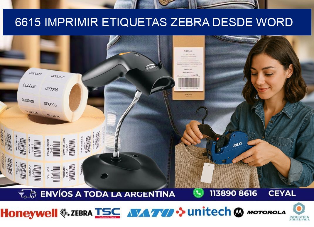 6615 imprimir etiquetas zebra desde word
