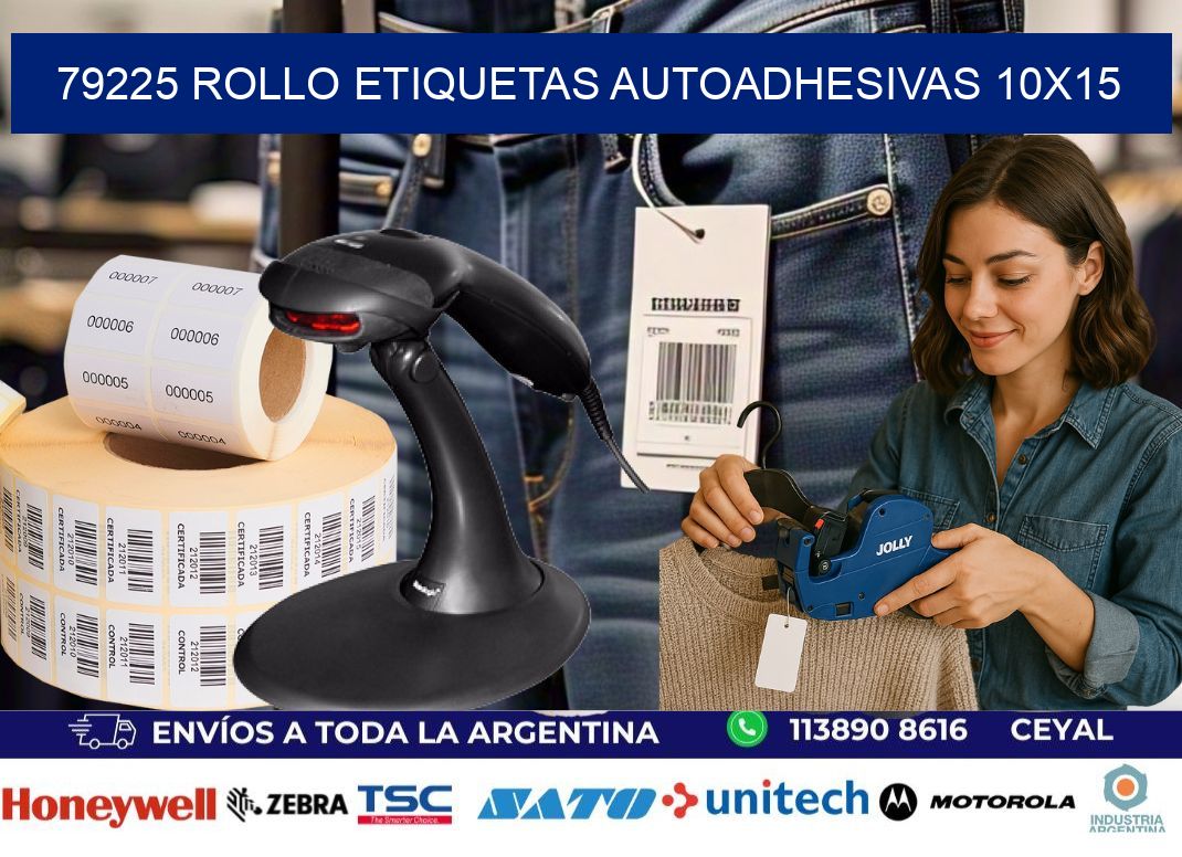 79225 Rollo Etiquetas autoadhesivas 10x15