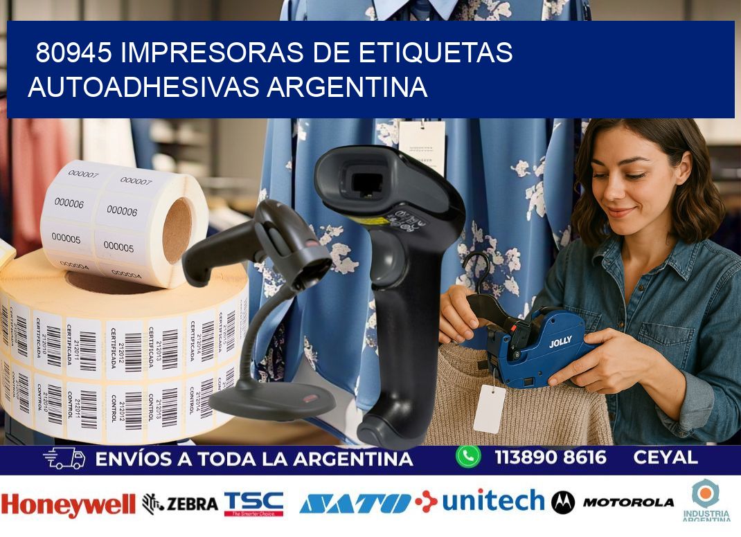 80945 Impresoras de etiquetas autoadhesivas argentina