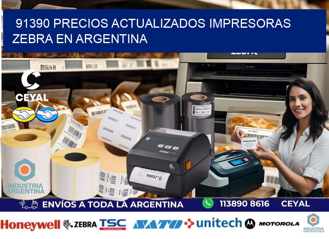 91390 precios actualizados impresoras zebra en argentina