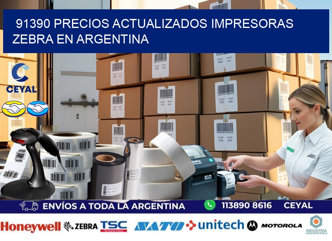 91390 precios actualizados impresoras zebra en argentina