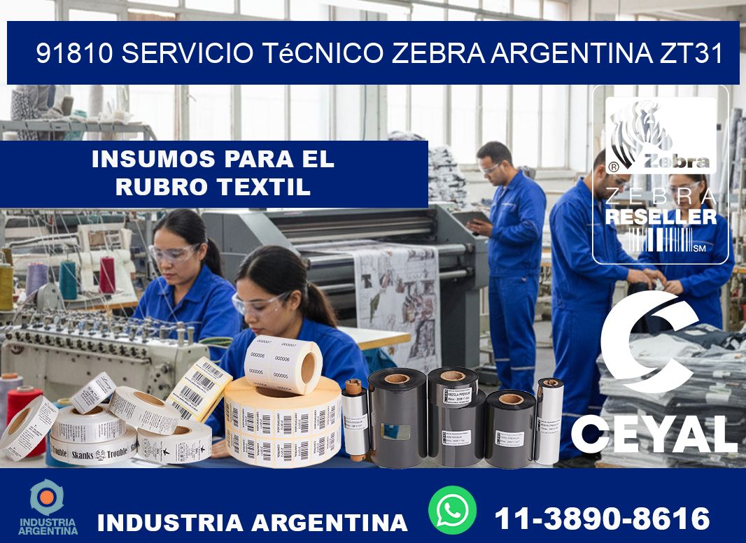 91810 servicio técnico zebra argentina ZT31