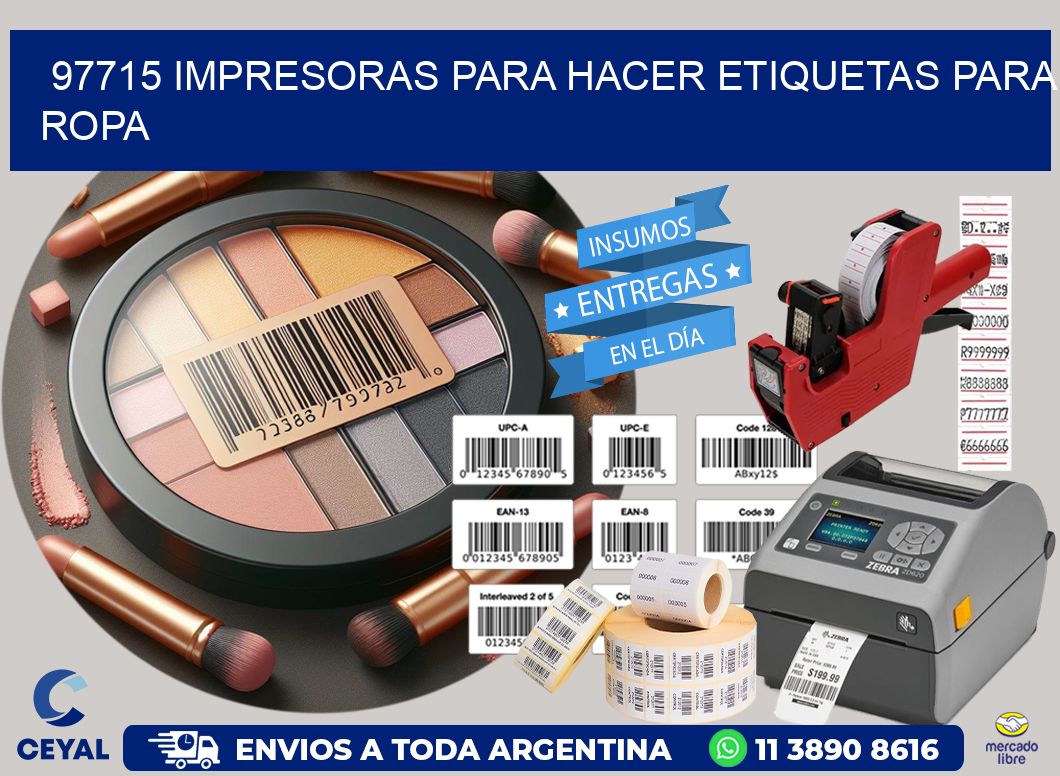 97715 impresoras para hacer etiquetas para ropa