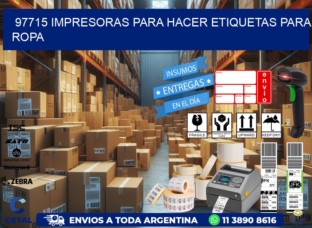 97715 impresoras para hacer etiquetas para ropa