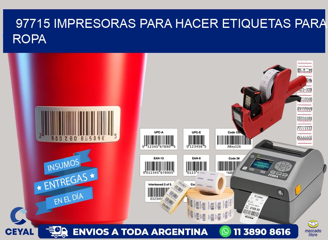 97715 impresoras para hacer etiquetas para ropa