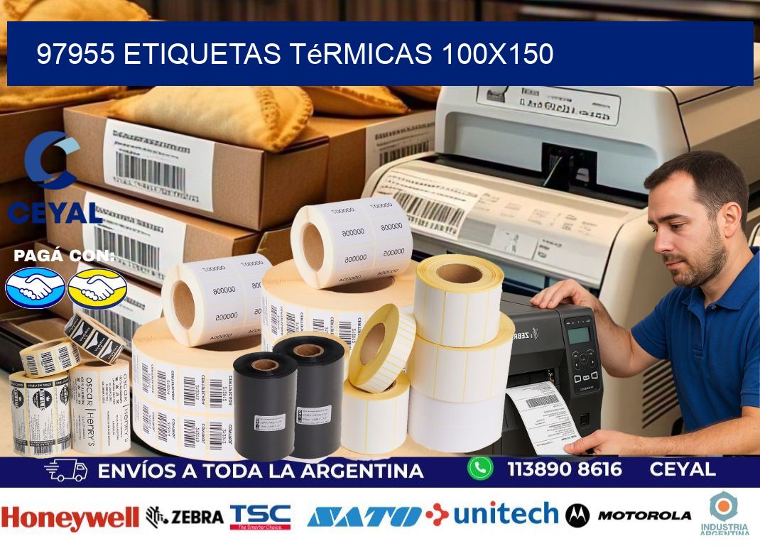 97955 etiquetas térmicas 100×150