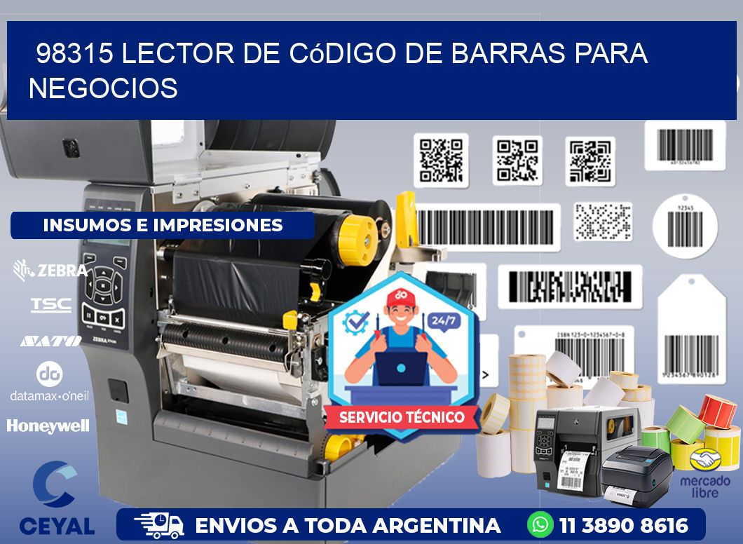 98315 Lector de código de barras para negocios