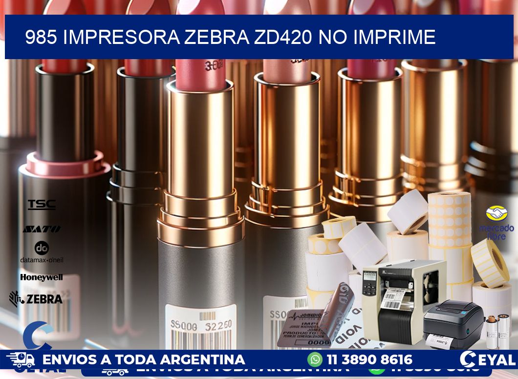 985 Impresora Zebra ZD420 no imprime