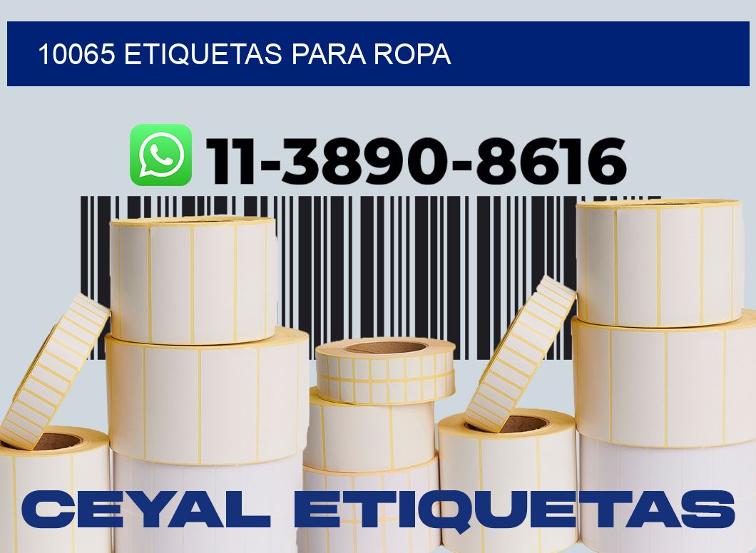 10065 etiquetas para ropa